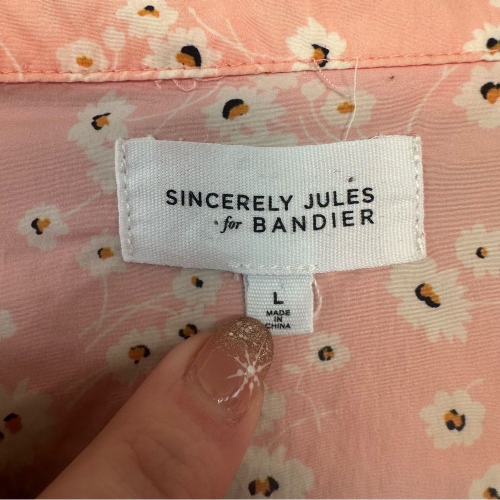 Sincerely Jules Bandier Wilder Jacket Windbreaker Women’s Large Cottage Floral - Picture 7 of 12